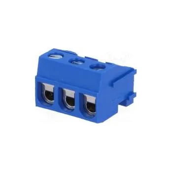Rozpojovací svorkovnice R.kontaktů 5mm póly 3 úhlové 90°
