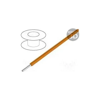elektrický kabel Vodič EcoWire drát Cu 18AWG oranžová MPPE 600V 305m