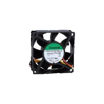 Počítačové chlazení Ventilátor DC axiální 24VDC 70x70x25mm 83,25m3/h 45dBA 24AWG