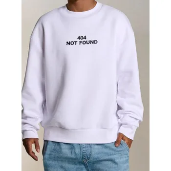 Pánská mikina Sinsay - Mikina s potiskem - bílá - 5036O-00X - 5036O-00X-M