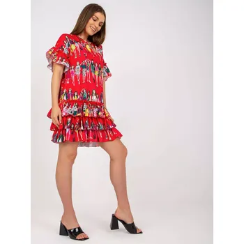 Dámské šaty CHA dress SK 1407 4.17P červená L/XL