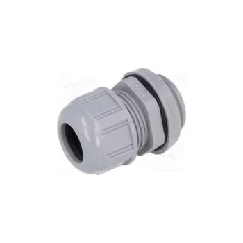 Vývodka PG21 IP68 Mat polyamid tmavě šedá UL94V-2