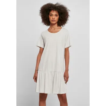 Dámské šaty Ladies Valance Tee Dress - lightgrey 5XL