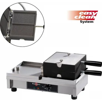 Vaflovač Vaflovač elektrický Krampouz EasyClean, sklopný 180°, madlo I, 16x28 Fine