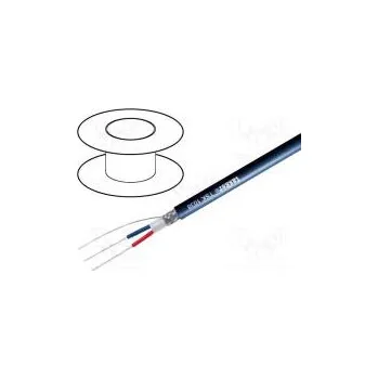 elektrický kabel Vodič DMX Žíla lanko 2x0,75mm2 110Ω -15÷70°C 100m Økab 7,4mm