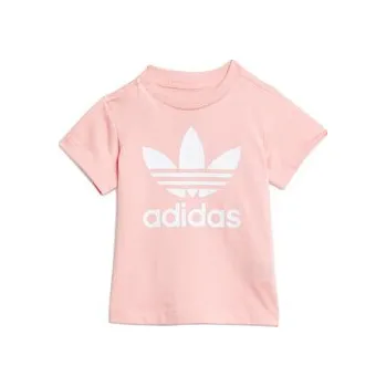 Dámské kraťasy adidas Sada T-shirt a šortky JC6580 Růžová Regular Fit 18_24M