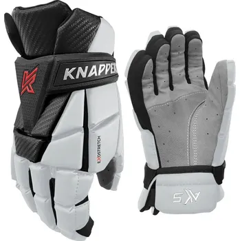 Hokejové rukavice Hokejbalové rukavice Knapper AK5 v2 SR, Senior, bílá, 15" Knapper