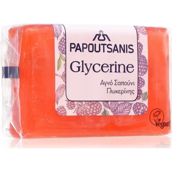 Mýdlo PAPOUTSANIS Glycerine Red tuhé mýdlo na tělo 125 g