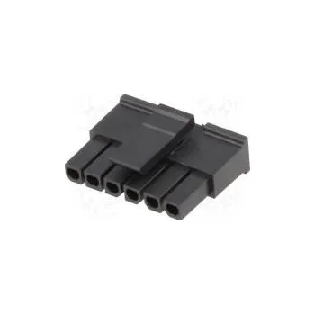 Elektronická součástka Plug wire-board female Micro-Fit 3.0 3mm PIN 6 w/o contacts