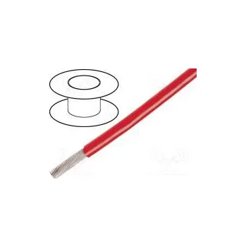 elektrický kabel Vodič EcoWire lanko Cu 18AWG červená MPPE 600V 305m