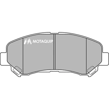 Brzdová destička Sada brzdových destiček, vždy 4 kusy v sadě MOTAQUIP LVXL1360