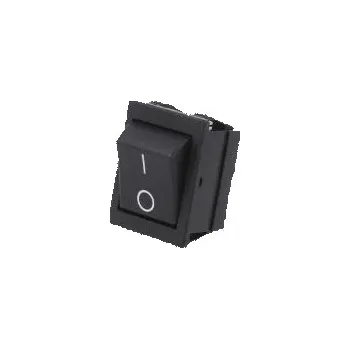 vypínač ROCKER DP4T pol 2 OFF-ON 16A/250VAC Výv konektory 6,3x0,8mm