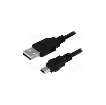 Datový kabel Kabel USB 2.0 USB A vidlice, USB B mini vidlice niklovaný