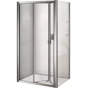 WRITE COMBI 100x80 Sprchový kout se zalamovacími dveřmi