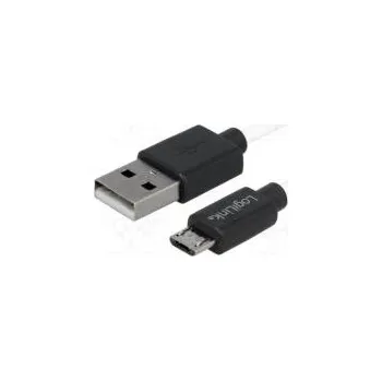 Datový kabel Kabel USB 2.0 USB A vidlice, USB B micro vidlice niklovaný