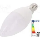 Žárovka LED teple bílá E14 220/240VAC 470lm P 5,5W 200°