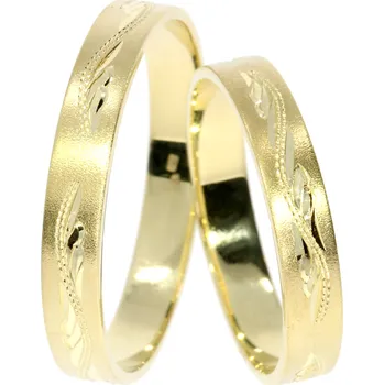 Prsten Zlatnictví Helios Zlaté snubní prsteny L-5