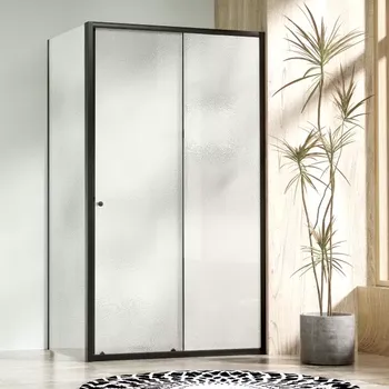 NICOL COMBI Black 110x70 grape Sprchový kout s posuvnými dveřmi