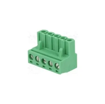Rozpojovací svorkovnice 5,08mm póly 5 přímý zástrčka zásuvka