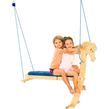 Houpací kůň EMPIS Houpačka "DŘEVĚNÝ KONÍČEK" Barva: Zelená