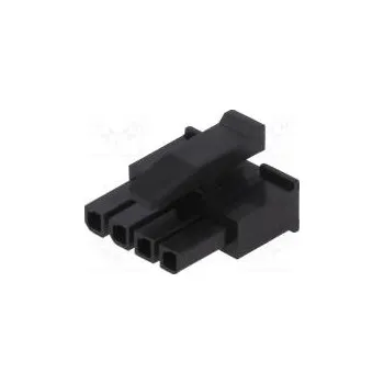 Elektrický konektor Plug wire-wire female Micro MATE-N-LOK 3mm PIN 4 for cable
