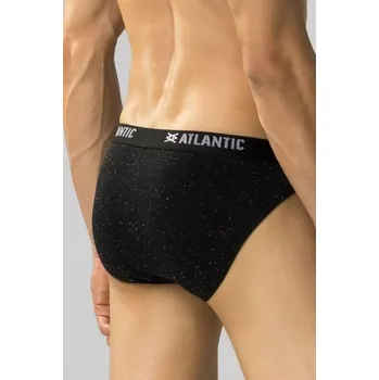 Slipy 3 PACK slipy Atlantic 3MP-174 Černá L