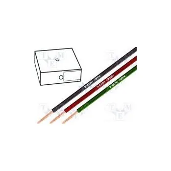 elektrický kabel Vodič H05V-K lanko Cu 0,5mm2 bílá PVC 300/500V 100m Třída 5