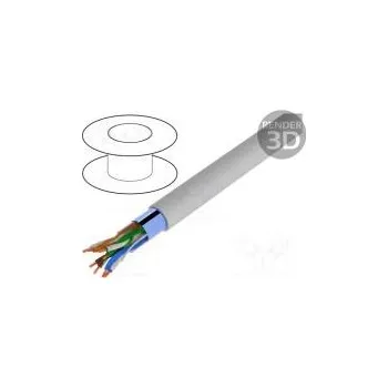 elektrický kabel Vodič F/UTP,UNITRONIC® LAN 200 5e drát Cu 4x2x24AWG PVC šedá