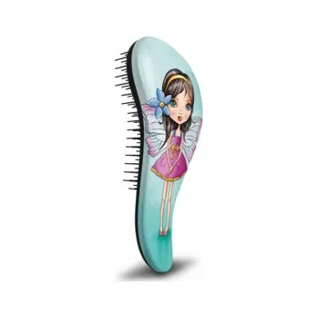 Dtangler Kids Hair Brush dětský kartáč pro snadné rozčesání vlasů Fairy tale