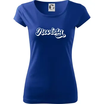 Nevěsta obrys - Dámské triko Pure - M ( Královská modrá )