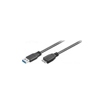 Datový kabel Kabel USB 3.0 USB A vidlice, USB B micro vidlice 1,8m černá