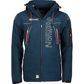 Pánská softshellová bunda GEOGRAPHICAL NORWAY bunda pánská TECHNO softshell 3XL tmavě modrá