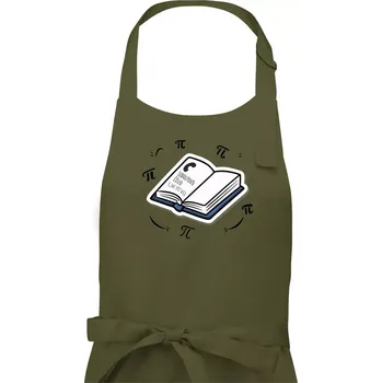 Kuchyňská zástěra Ludolfovo číslo pí - Pánská zástěra na vaření - Univerzální velikost ( Khaki )