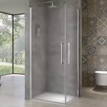 AVER DUE 95x95 Grape Sprchová zástěna otevírací čtvercová