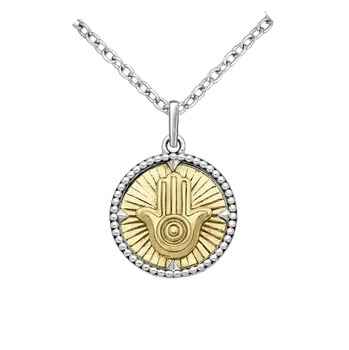 Přívěsek OCHRANA HAMSA přívěšek kombinace stříbra a mosazi AG 925 ≤ 1,0 g