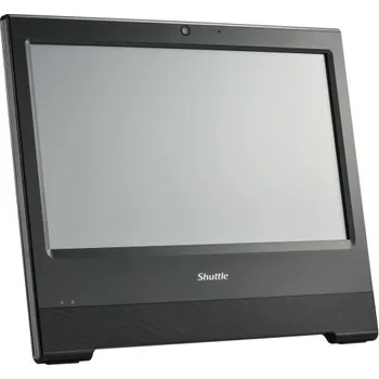 Stolní počítač Shuttle All-In-One Barebone X50V9, 15,6" Single-Touch-Screen (resistiv), Celeron 7305U,Wifi, IP54, l (X50V9 (BLACK))