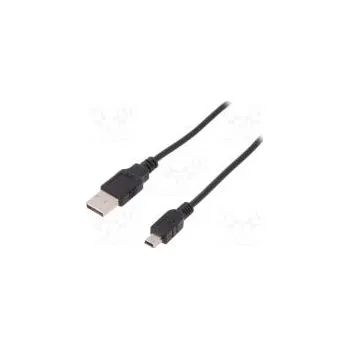 Datový kabel Kabel USB 2.0 USB A vidlice, USB B mini vidlice niklovaný