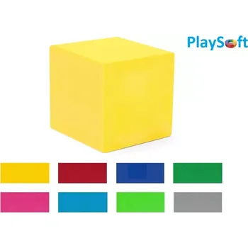 ostatní stavebnice PlaySoft Molitanová sedací KOSTKA 40x40 cm
