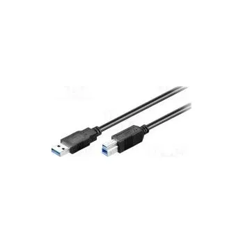 Datový kabel Kabel USB 3.0 USB A vidlice, USB B vidlice 0,5m černá