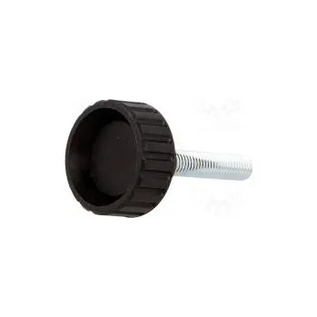 Nábytkové kování Nastavovací kolečko Ø 32mm Vněj.závit M8 40mm H 22mm
