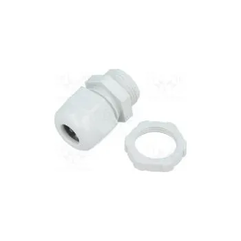 Vývodka PG11 IP68 Mat polyamid světle šedá V-TEC PG