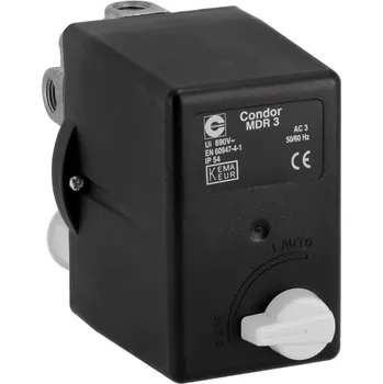 Kompresor Airpress Tlakový spínač CONDOR 400V 3/8" 11 bar 10A s tepelnou ochranou 2453016-10