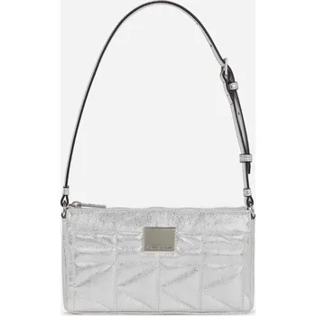 Kabelka KABELKA KARL LAGERFELD K/KUILT SP SM WRINKLE SB BAG SILVER