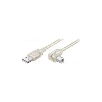 Datový kabel Kabel USB 2.0 USB A vidlice, USB B úhlová zástrčka 0,5m 26AWG