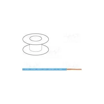 elektrický kabel Vodič BiTOne lanko Cu 10mm2 modrá PVC 450/750V 100m Třída 5