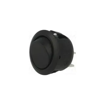 vypínač ROCKER SPST pol 2 (ON)-OFF 6A/250VAC černá není Těleso černá