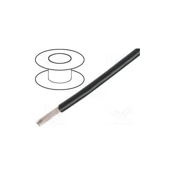 elektrický kabel Vodič EcoWire lanko Cu 26AWG černá MPPE 600V 305m