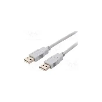 Datový kabel Kabel USB 2.0 USB A vidlice, z obou stran 5m šedá Žíla Cu