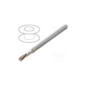 elektrický kabel Vodič EcoCable Mini 6x2x22AWG MPPE tmavě šedá 300V 30,5m