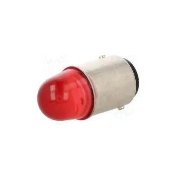 Žárovka Žárovka LED červená BA15D 230VAC